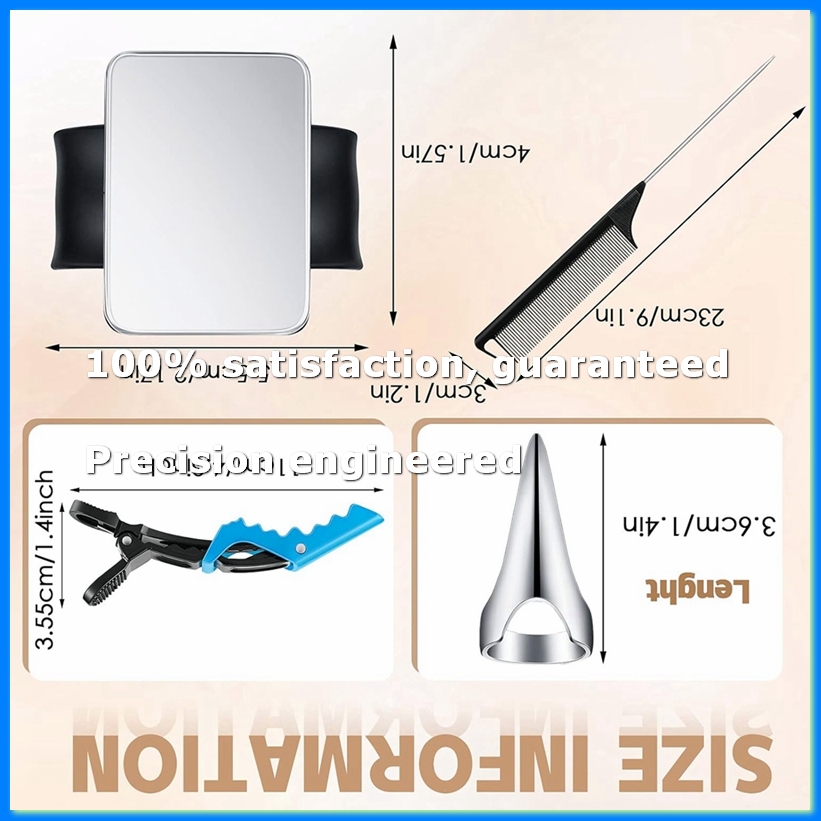 Hair Clips - Set di 8 Anelli per Separare