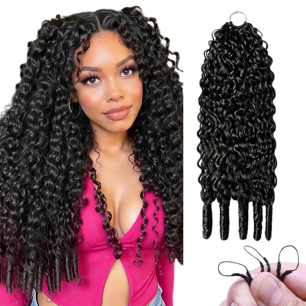 Hair Bundles - Capelli umani ricci birmani, trama a