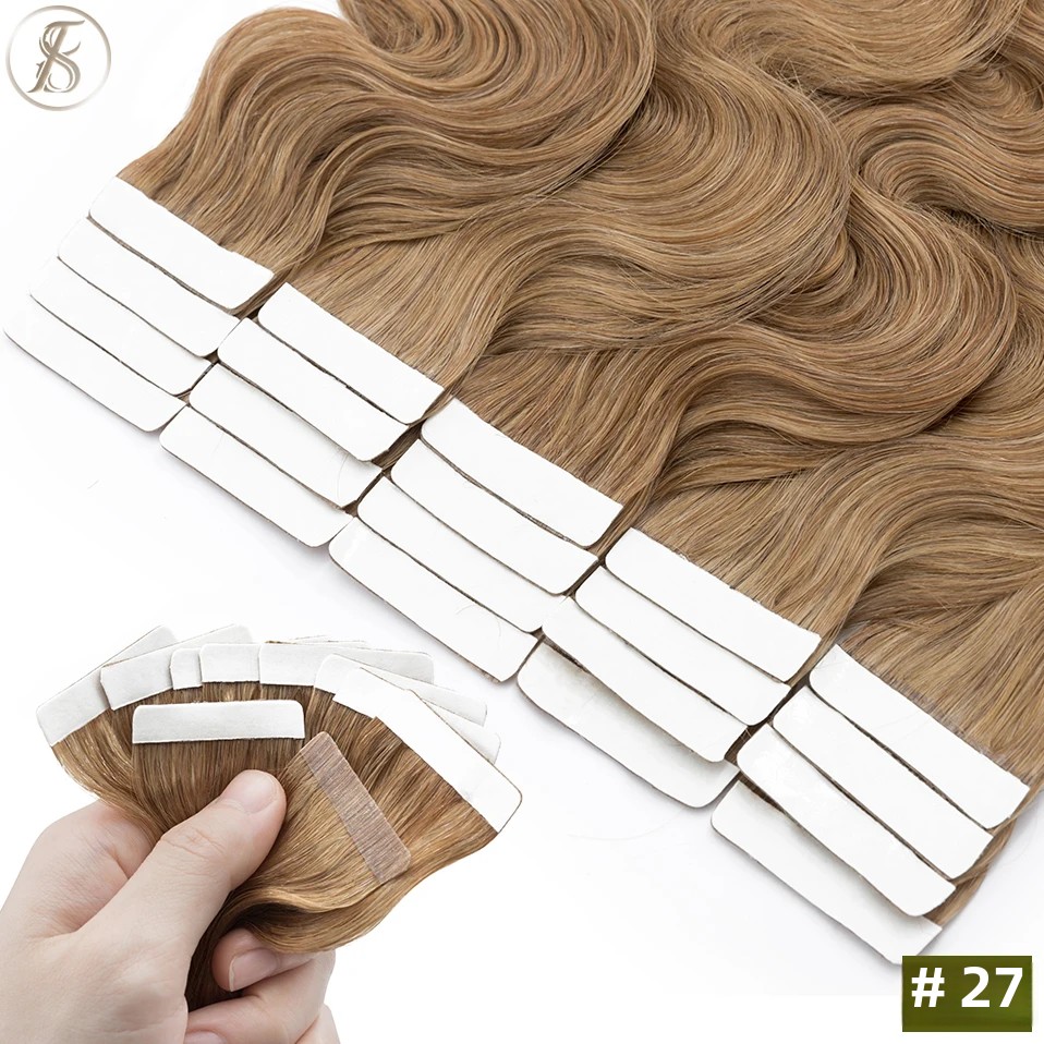 TESS 20 pz Nastro Ondulato In  - Invisible Tape In Extensions Real Hair recensione e prezzo