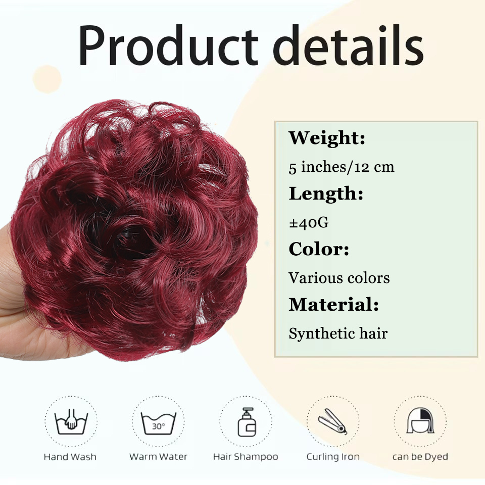 AOSIQUEE Chignon sintetico Mes - Claw Clip Messy Bun Hair Piece recensione e prezzo