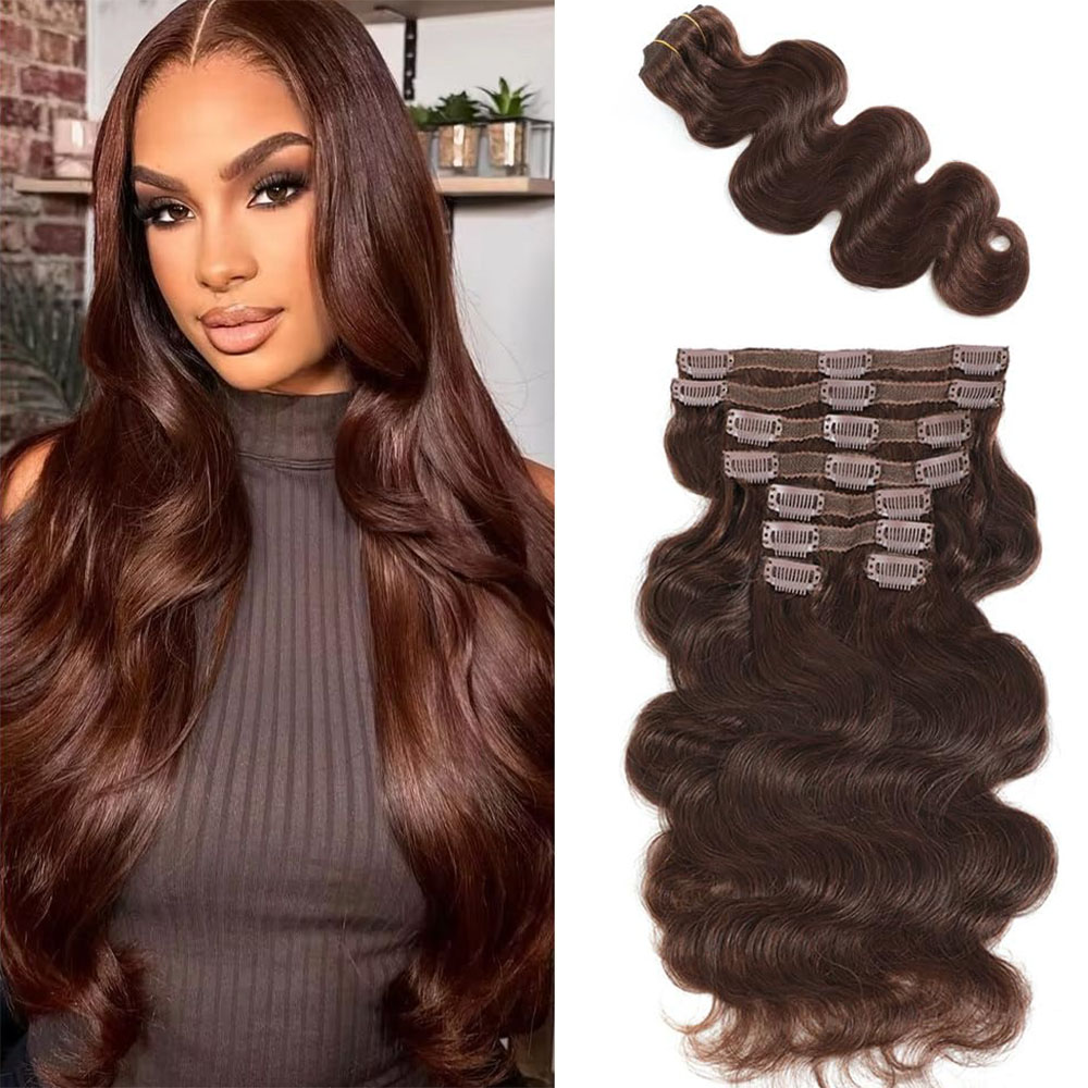 # 4 clip per onda del corpo ma - Seamless Clip In Hair Extensions Human Hair recensione e prezzo
