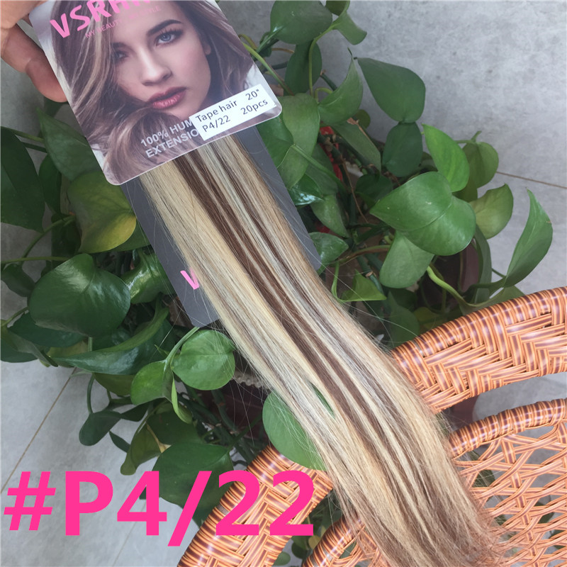 Vsrhair Tape In Hair 50cm 60cm - Invisible Tape In Extensions Real Hair recensione e prezzo
