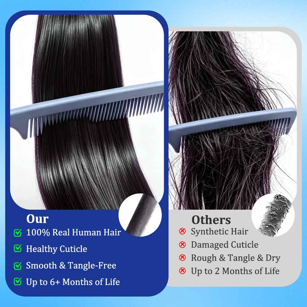63 pezzi/3 confezioni di exten - Invisible Tape In Extensions Real Hair recensione e prezzo